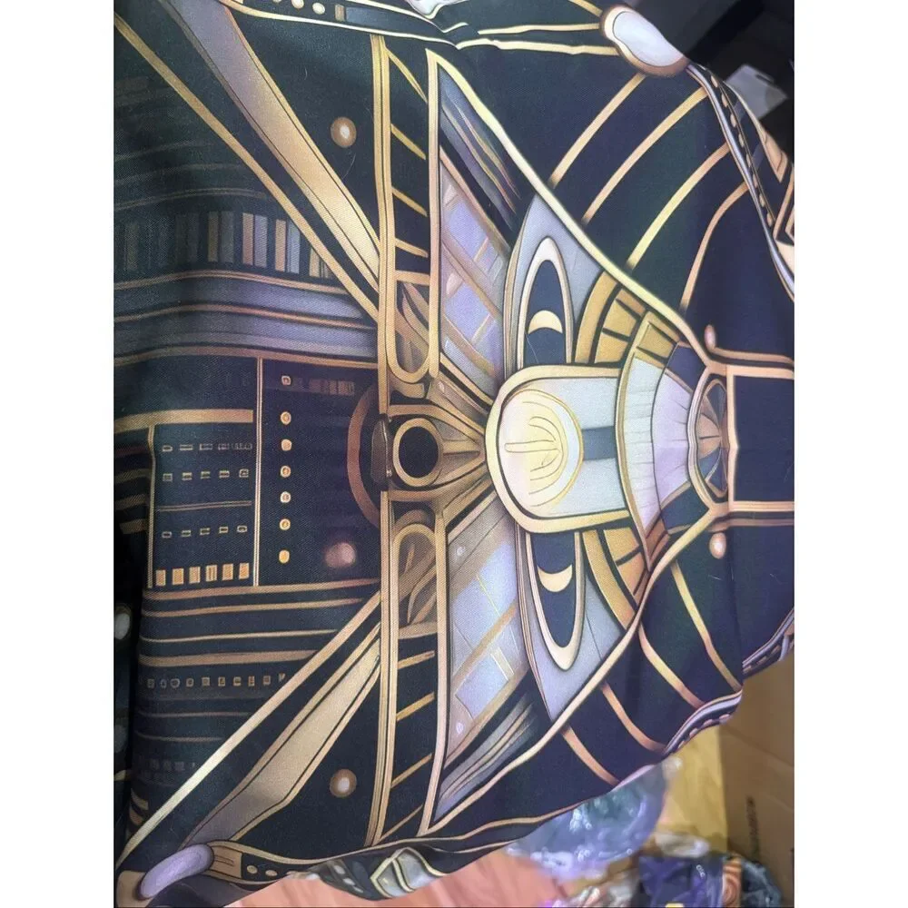 Quesha 1970S Black And Gold Damask Art Deco - Damask Duvet Cover Set - Microfibe
